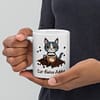 Cat-ffeine Addict Ceramic Mug - Image 2