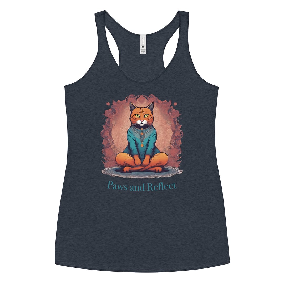 Paws and Reflect Women's Racerback Tank